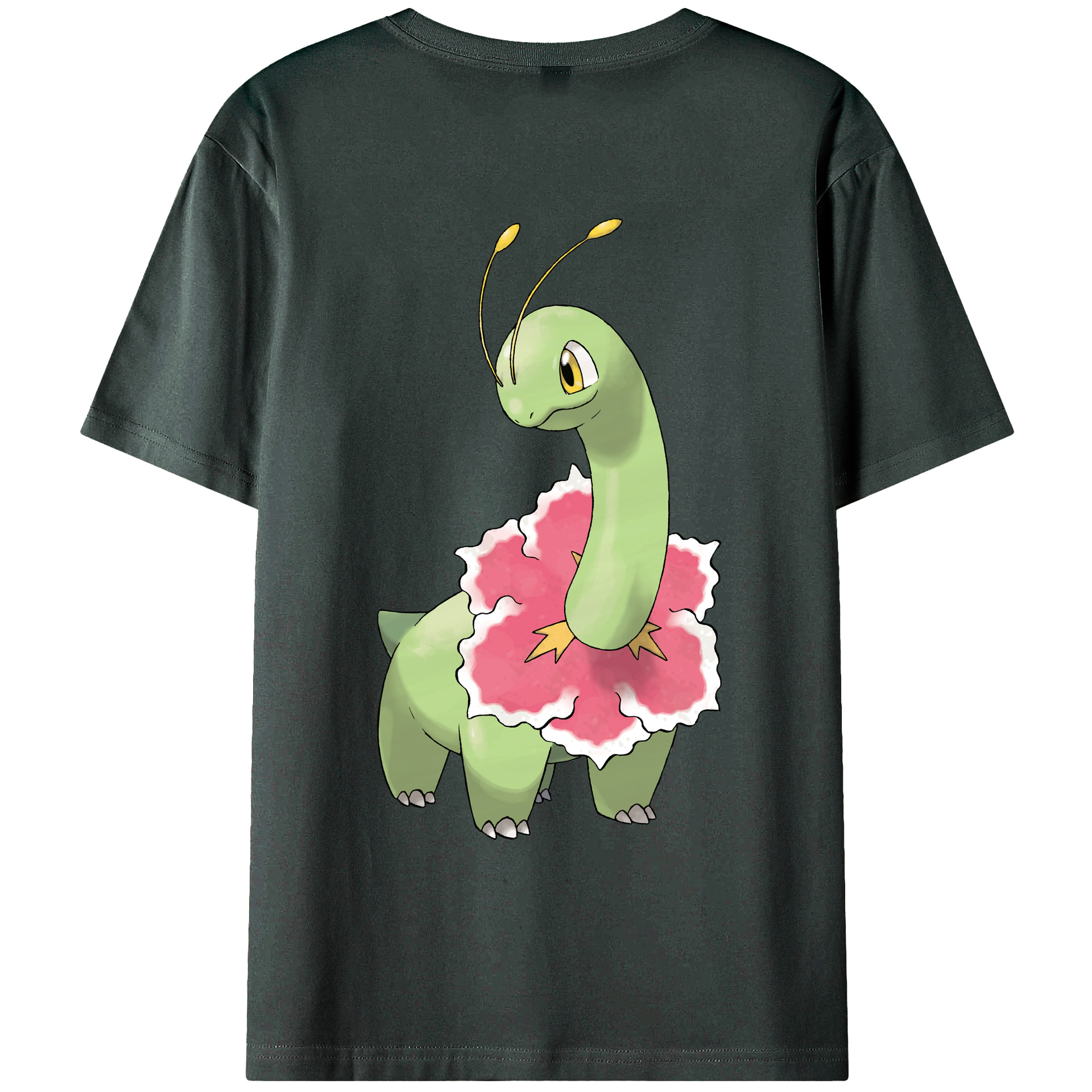 （画像用） ポケットモンスター Pokémon 綿100％ メンズ半袖Tシャツ（バックプリント） 通気性